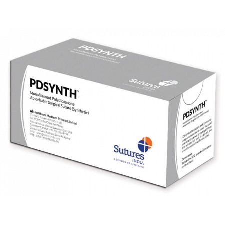 Sutura Ass. Pdsynth Calibro 0, Curva 1/2, Ago 40 Mm - 70 Cm - Viola - conf. 12 pz.