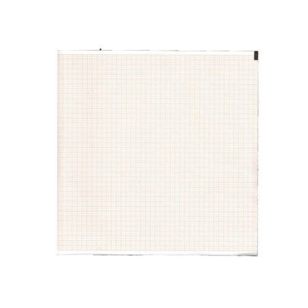 Carta termica ecg 210x300 mmxm x 200 pacco griglia arancio