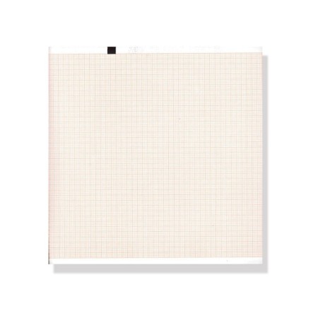 Ekg termisk papir 210x280 mmxm - 200 orange gitterpakker