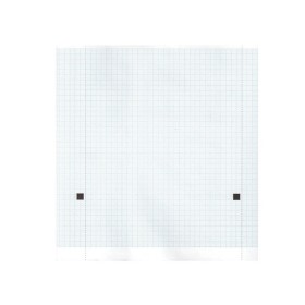 Carta termica ecg 210x20 mmxm - rotolo griglia blu