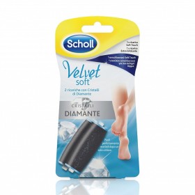 Rula moale de catifea, 1 reumplere exfolianta suplimentara + 1 reumplere moale, 2 bucati in total