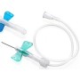 Sigurnosne igle Butterfly Tirquoise FLY-SAFE DEHP FREE 23G Luer Lock s cijevi 30 cm - 100 kom.