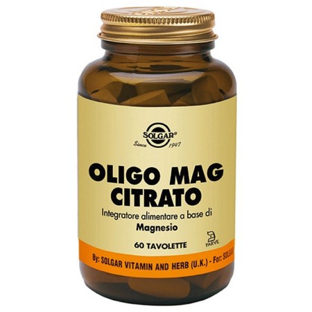 Solgar Oligo Mag Citrate 60 Tablets