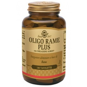 Solgar Oligo Copper Plus 100 tabliet