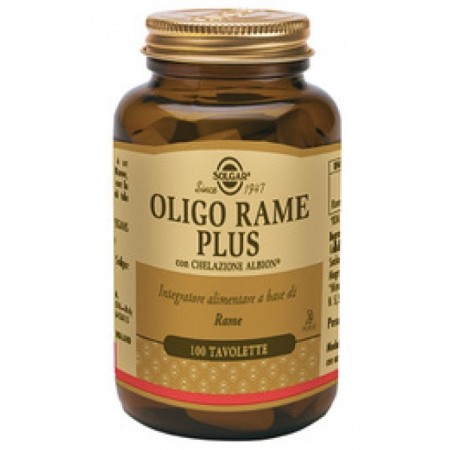 Solgar Oligo Copper Plus 100 tableta