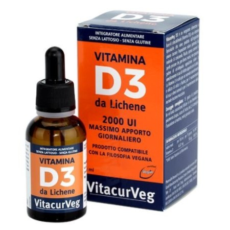Vitacurveg Vitamine D3 van Korstmos 30 ml