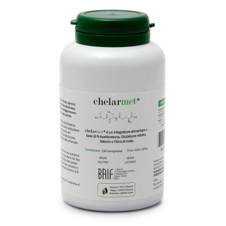 Chelarmet Plus 150 compresse, integratore alimentare antiossidante e chelante