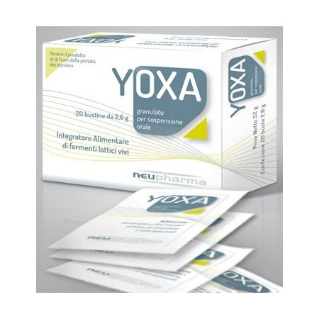 YOXA, integratore alimentare di fermenti lattici vivi - 20 bustine 2,6 g