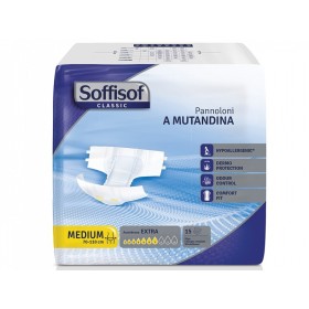 Plienky Soffisoft Classic - Stredná inkontinencia - Stredná - bal. 90 ks.