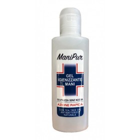 Manipur Gel Igienizzante Mani a base alcoolica + Tea tree oil - 120ml