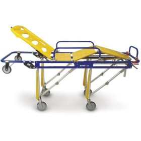 Self-loading stretcher with trendelenburg and fowler certified "Winner 914 PROOF BLUE"