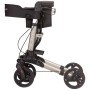 Rollator Pliant En Aluminium Peint Gris - Ocean 2.0