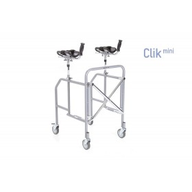 Foldable Antibrachial Walker In Painted Steel – Small Footprint – Click Mini Series
