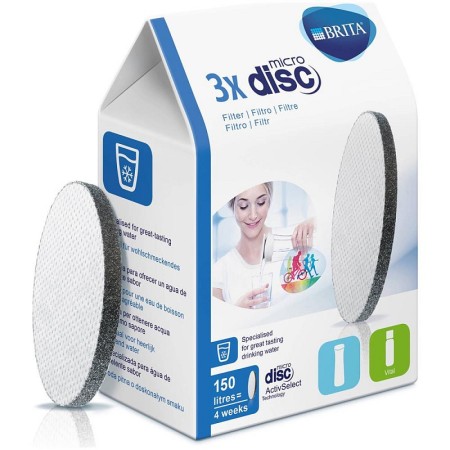 BRITA MicroDisc Waterfilter - 3 stuks.