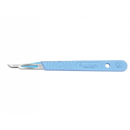 Scalpel Swann-Morton avec lame en acier inoxydable n.15 - stérile - pack. 10 pièces.