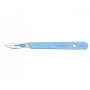 Scalpel Swann-Morton avec lame en acier inoxydable n.24 - stérile - pack. 10 pièces.