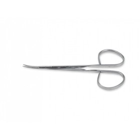 Ribbon Suture Scissors - Curved - 9.5 cm