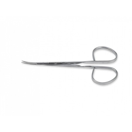 Ribbon Suture Scissors - Curved - 9.5 cm