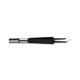 Juwelierzange "Antihaft" - 11,5 cm - abgewinkelte Spitzen 0,7 mm