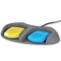 Pedale doppio mb antiesplosione (mb 122, 132, 160, 200, 202)