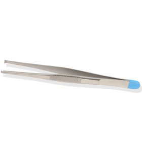 Pinza medicazione chirurgica sterile - retta - 13 cm, 1x2 denti - conf. 25 pz.
