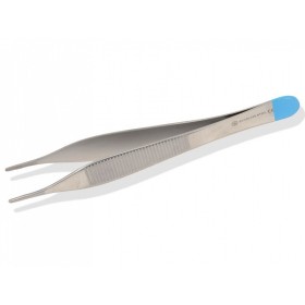Steriele adson-vormige pincet - recht - 12 cm