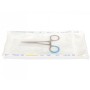 H. Sterile hämostatische Moskitopinzette - gerade - 12,5 cm - Packung 25 Stk.
