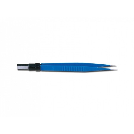 Rechte bipolaire pincet 15 cm - rechte punten 0,5 mm