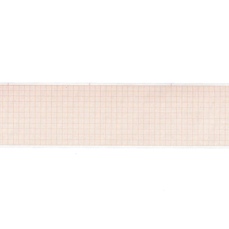 Carta termica ecg 60x30 mmxm - rotolo griglia arancio - 20 rotoli