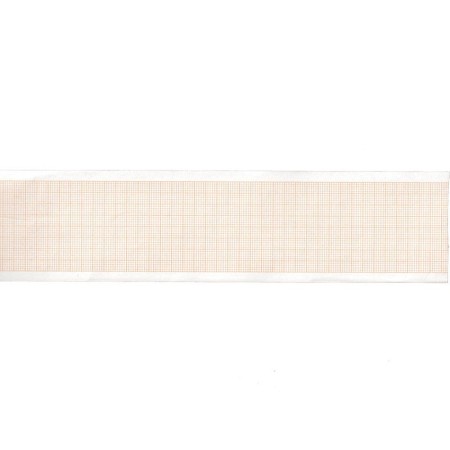 Carta termica ecg 50x20 mmxm - rotolo griglia arancio - conf. 20 rotoli