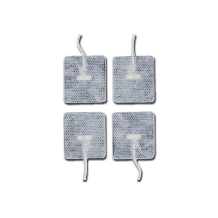 Fully gelled electrodes 45x35 mm with wire - pack 4 pcs.