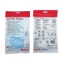 Gisafe filterend chirurgisch masker 98% 3-laags type IIR met elastische banden - pediatrisch - lichtblauw - flowpack - verpakkin