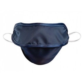 Mycroclean Wiederverwendbare Maske Junior/ Erwachsene klein BFE 99,8% - Blau/Blau