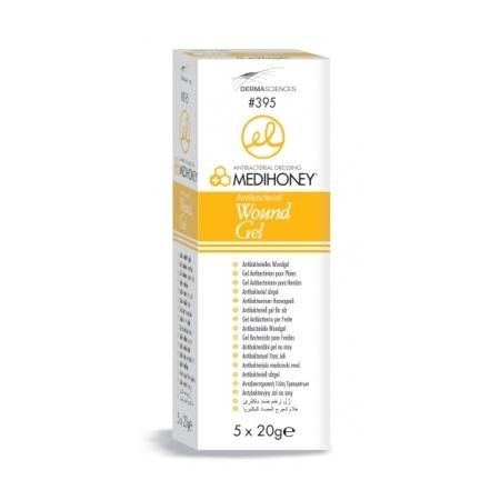 Medihoney Wound Gel antibacterial dressing - 5 tubes of 20 gr