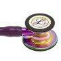 Littmann cardiologie iv - 6239 - prune - finitions arc-en-ciel brillant - conn. alto
