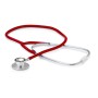 Stethophonendoscoop met aluminium kop - rood