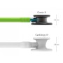 Littmann Classic III - 5875 - Verde Lime - Finisaj Fumuriu