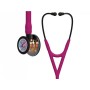 Littmann Cardiology IV - 6241 - Zmeură - Finisaj Curcubeu