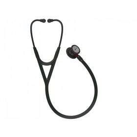 Littmann Cardiology IV - 6200 - Negru - Ornamente negre / Conector roșu