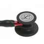 Littmann Cardiology IV - 6200 - Negru - Ornamente negre / Conector roșu