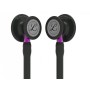 Littmann cardiology iv - 6203 - negru - finisaje negre / conexiune viola