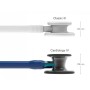 Littmann Cardiology IV - 6202 - Albastru marin - Finisaj fumuriu strălucitor