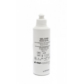 Transparent gel til ultralyd og pulserende lys G008 - 260 ml flaske