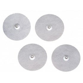 Electrozi cu clips pentru electrostimulare și TENS, rotunzi 32 mm - 4 buc.