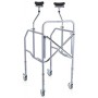 Height-adjustable foldable underarm walker