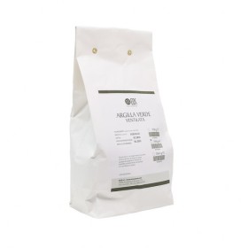 Wentylowana zielona glinka 1,000 gr do stosowania w kompresie lub masce