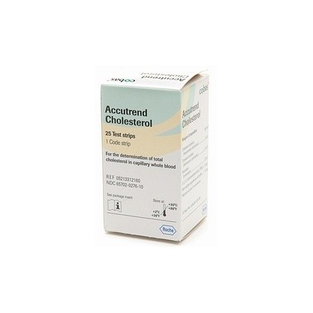 Bandelettes de cholestérol Accutrend 25 pcs.