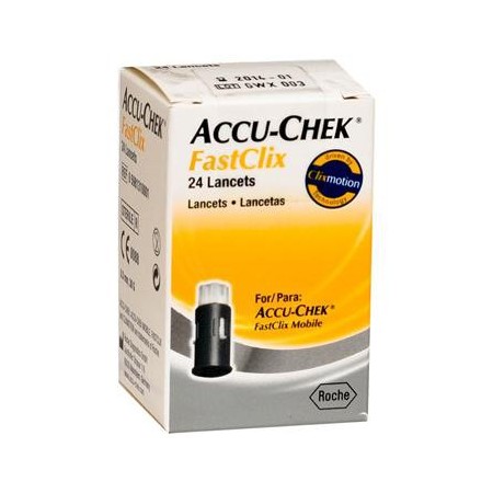 Lancete Accu-Chek Fastclix - 24 de lancete