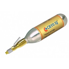 Dispozitiv de contact CRYO IQ DERM 5 mm - 25 g de gaz N2O - Supapă de control - vârf fix din sticlă