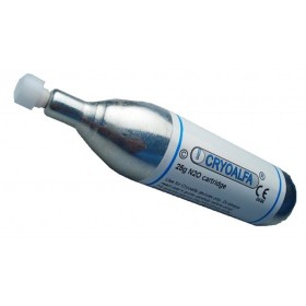 25g N2O gaspatroon voor CRYOALFA LUX en SUPER